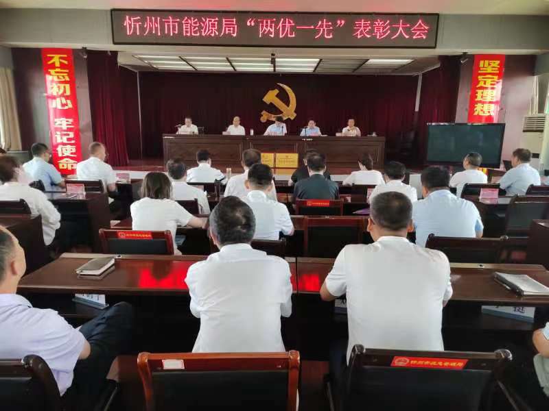 忻州市能源局召开“两优一先”表彰大会